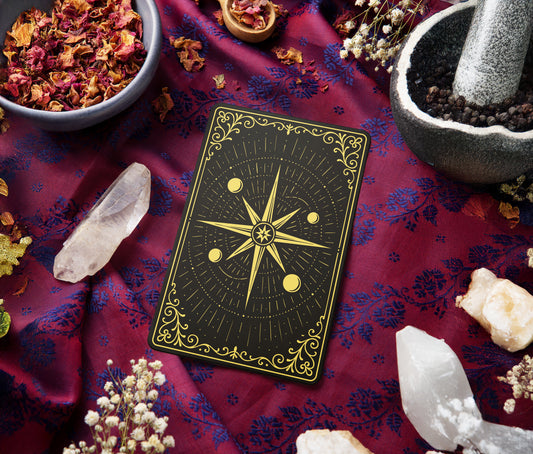 Tarot Back Card Bundle, Vintage Tarot Design SVG PNG, Black and Gold Card Backs, Witchy Digital Download, Mystical Decor, Occult Tarot Art, Printable Deck Kit